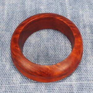 Hardwood Ring Made from Briarwood - Size 9.0 (US)